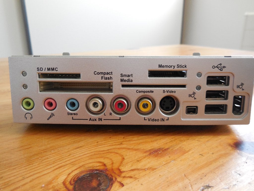 PC geheugenkaart lezer, audio in, met USB en FireWire, Ophalen of Verzenden, Gebruikt