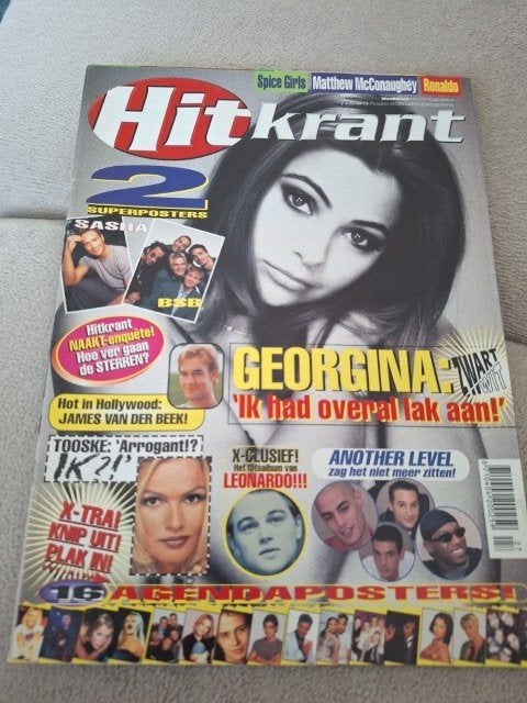 Hitkrant 1999 Georgina Verbaan South Park Spice Girls BSB, Verzenden, Gelezen, Muziek, Film of Tv