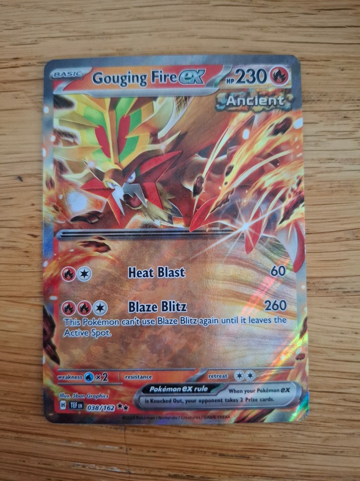 Gouging fire ex ancient 038/162 | Temporal Forces, Ophalen of Verzenden, Nieuw