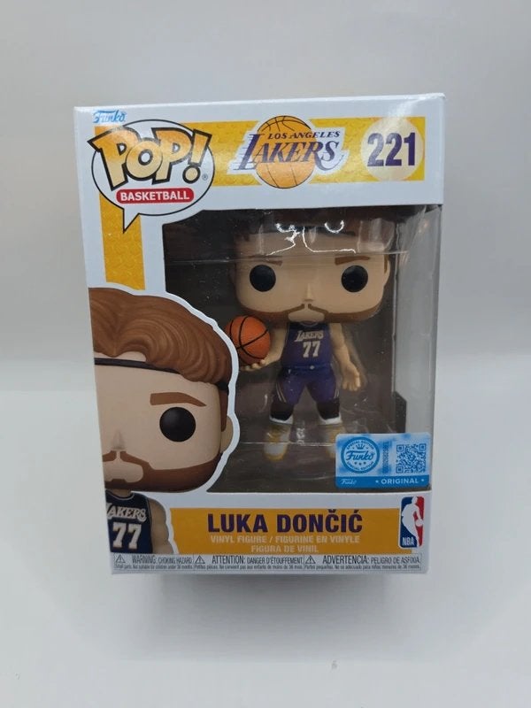 Funko Pop Luka Dončić #221 Lakers Special Edition, Funko, LLC 2802 Wetmore Avenue Everett, WA 98201, USA E-mail: support@funko.com