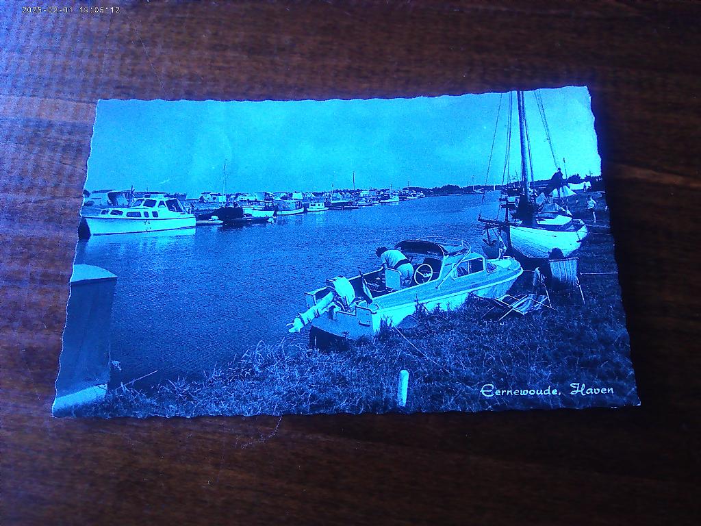 E34 - Eernewoude - Haven - Mooi/Oud 2, Verzamelen, Ansichtkaarten | Nederland, Friesland, 1960 tot 1980, Ophalen of Verzenden