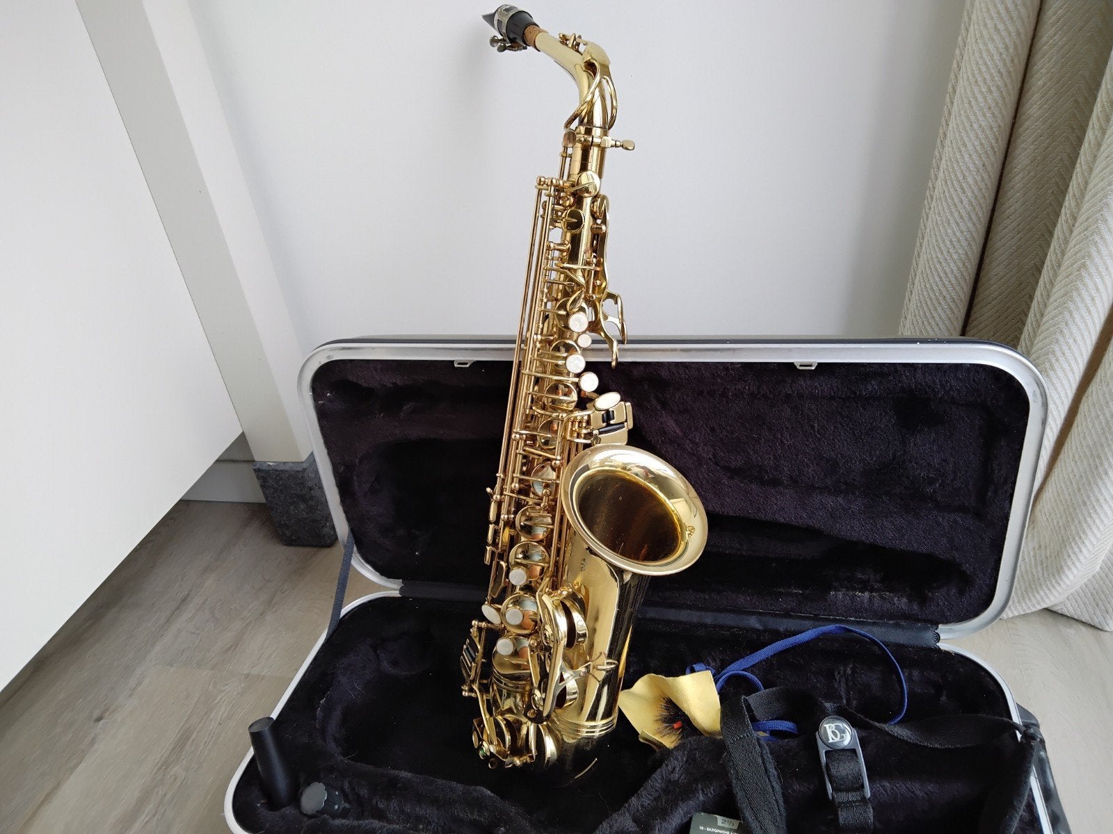 Toptone altsaxofoon met alle toebehoren, Ophalen, Gebruikt, Alt