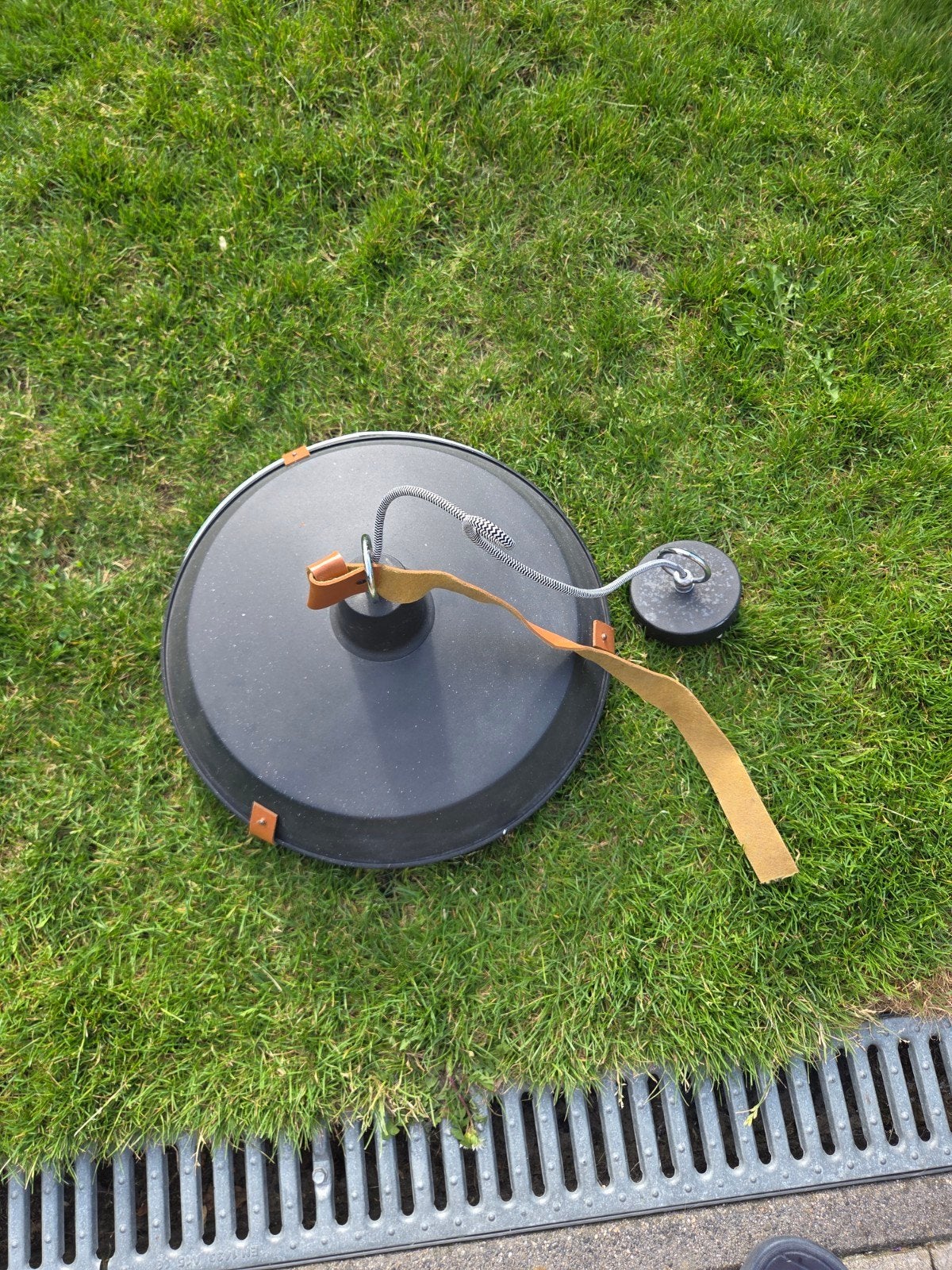 hanglamp, zwart, metaal., Gebruikt, E14 (klein), Ophalen of Verzenden, LED
