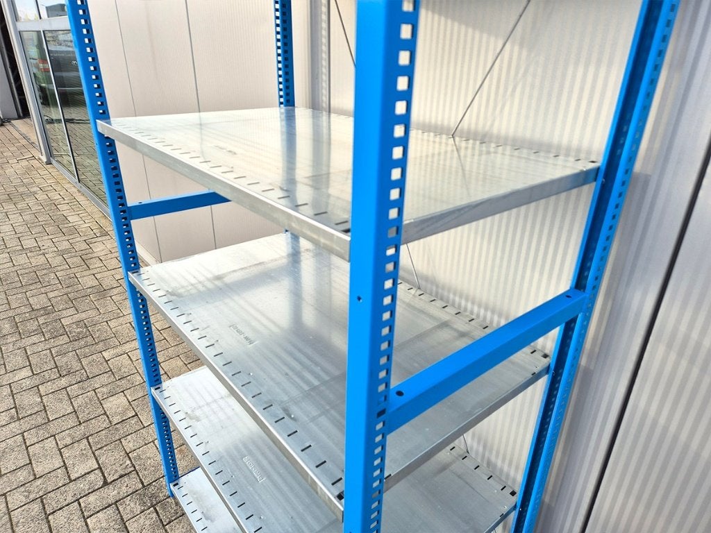 Stelling 60cm diep Gebruikt Stellingkast Legbordstelling, Schafer, Gebruikt, Info@bedrijfsinrichtingnederland.nl, Buitenvaart 2108C, Hoogeveen