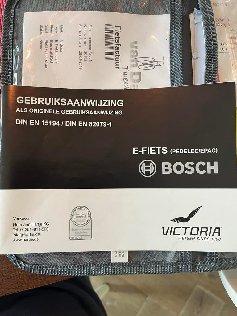 E-bike, Victoria E-trekking 8.9, maat 51, Fietsen en Brommers, Elektrische fietsen, Gebruikt, 51 tot 55 cm, 50 km per accu of meer