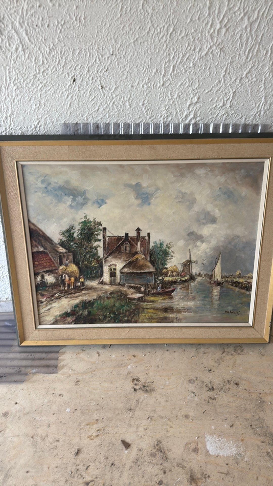 Schilderij antiek, Ophalen