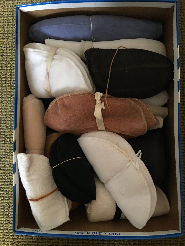 Schoudervulling, 17 paar, verschillende maten, Ophalen of Verzenden, Zo goed als nieuw, Overige typen