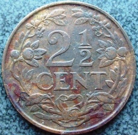 Heel mooie halve stuiver - 2 1/2 cent 1941., Postzegels en Munten, Munten | Nederland, Verzenden, Koningin Wilhelmina, Overige waardes