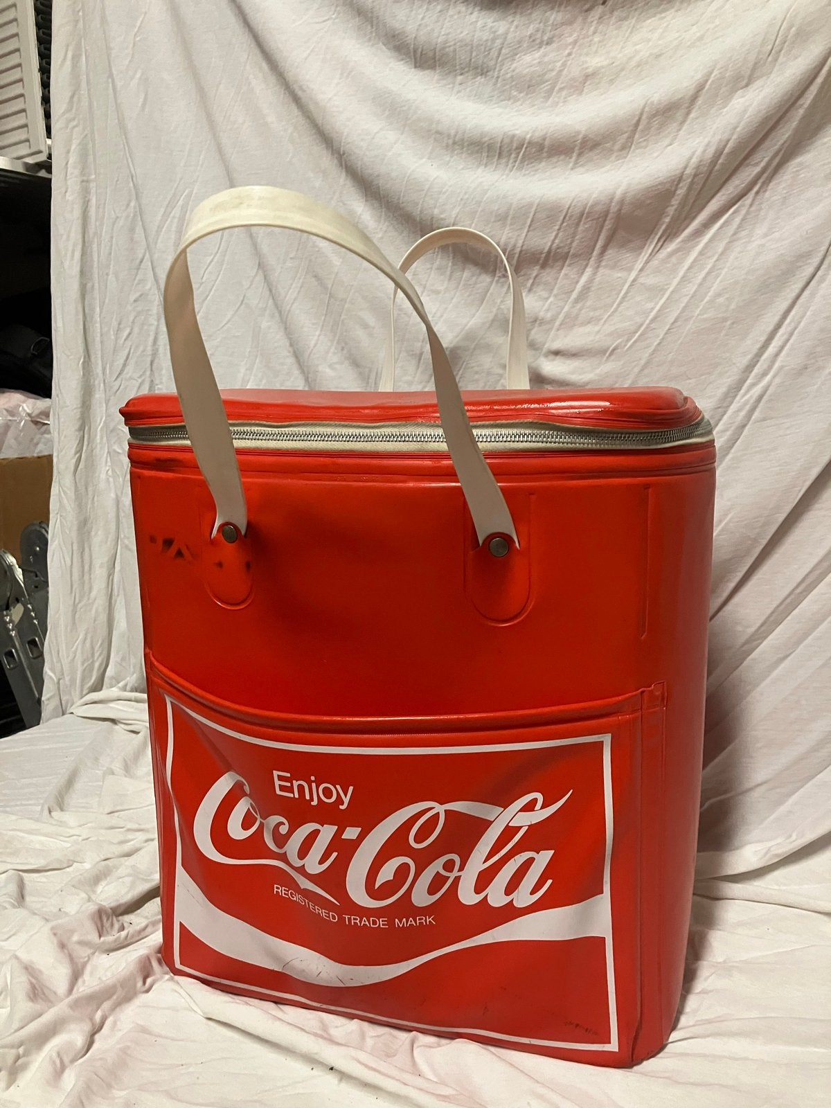 Vintage Coca-Cola koeltas – Retro jaren 60/70 – Oldtimer, Ophalen of Verzenden, Gebruikt, Koeltas, Koelelement