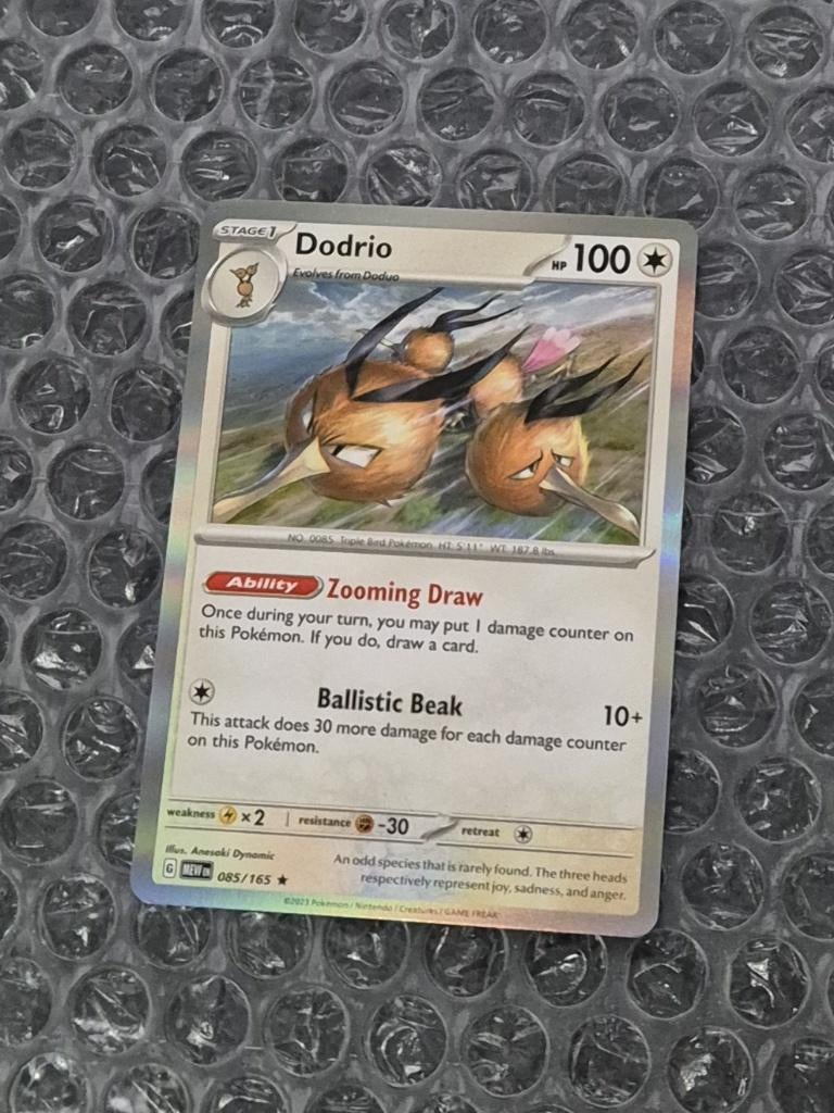 Holo Foil Dodrio 085/165 Scarlet & Violet 151 MEW, Ophalen of Verzenden, Zo goed als nieuw, Losse kaart, Foil