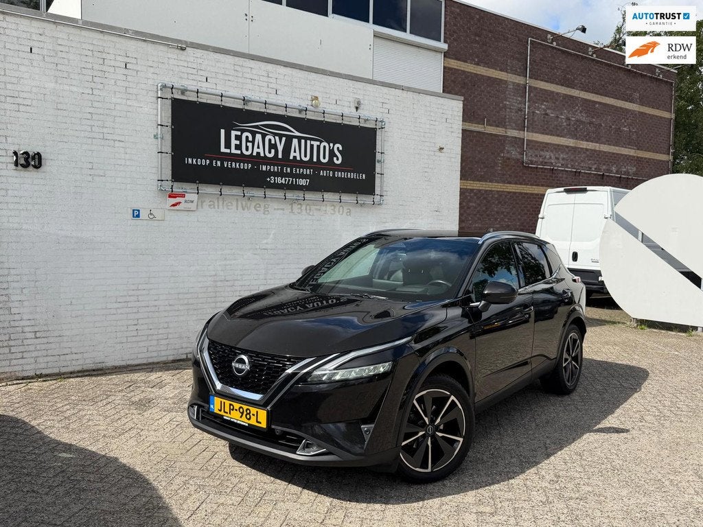 Nissan Qashqai 1.3 MHEV Xtronic Tekna - NETTE STAAT - PANO D, Auto's, Nissan, Bedrijf, Te koop, Qashqai, 360° camera, ABS, Achteruitrijcamera