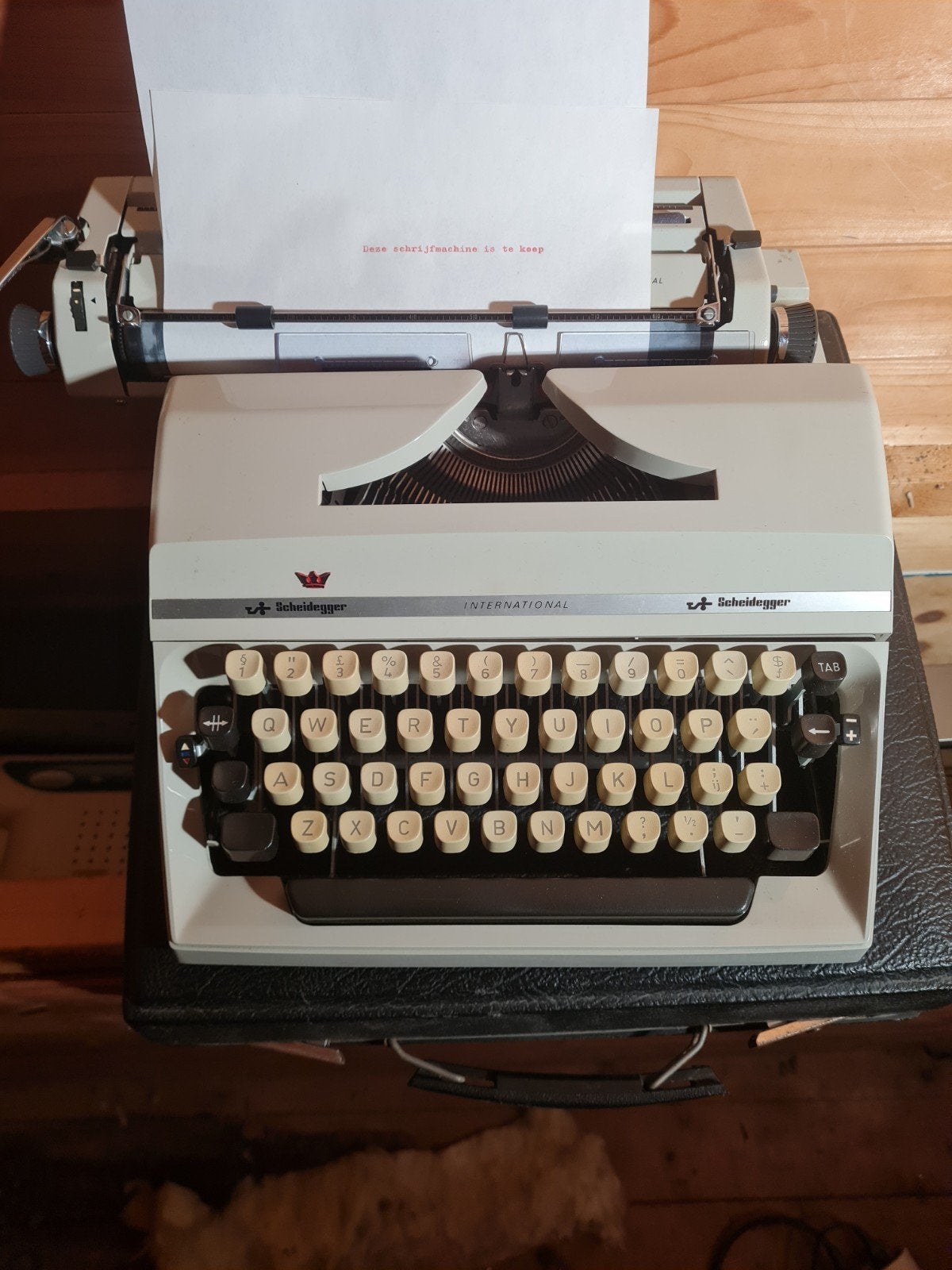 Schrijfmachine, Antiek en Kunst, Antiek | Gereedschap en Instrumenten, Ophalen of Verzenden