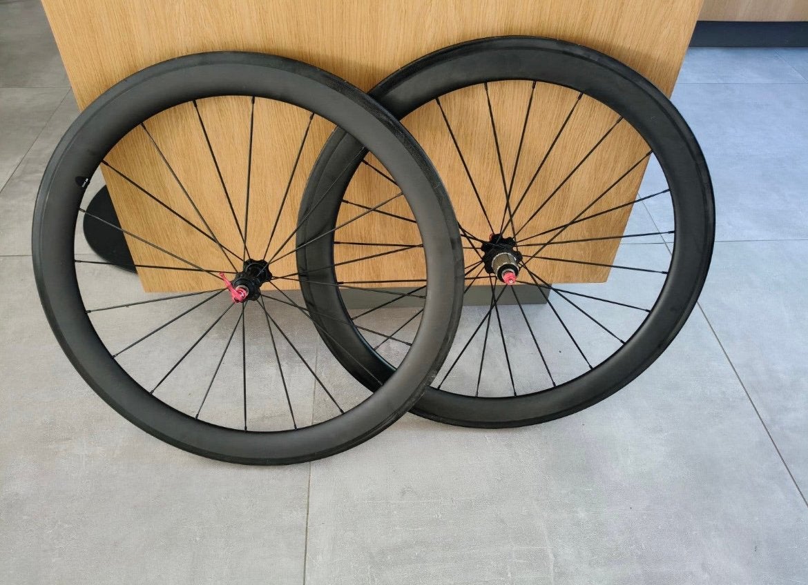 Carbon Racefiets Wielen - Zo goed als nieuw, Wiel, Ophalen of Verzenden, Zo goed als nieuw, Racefiets