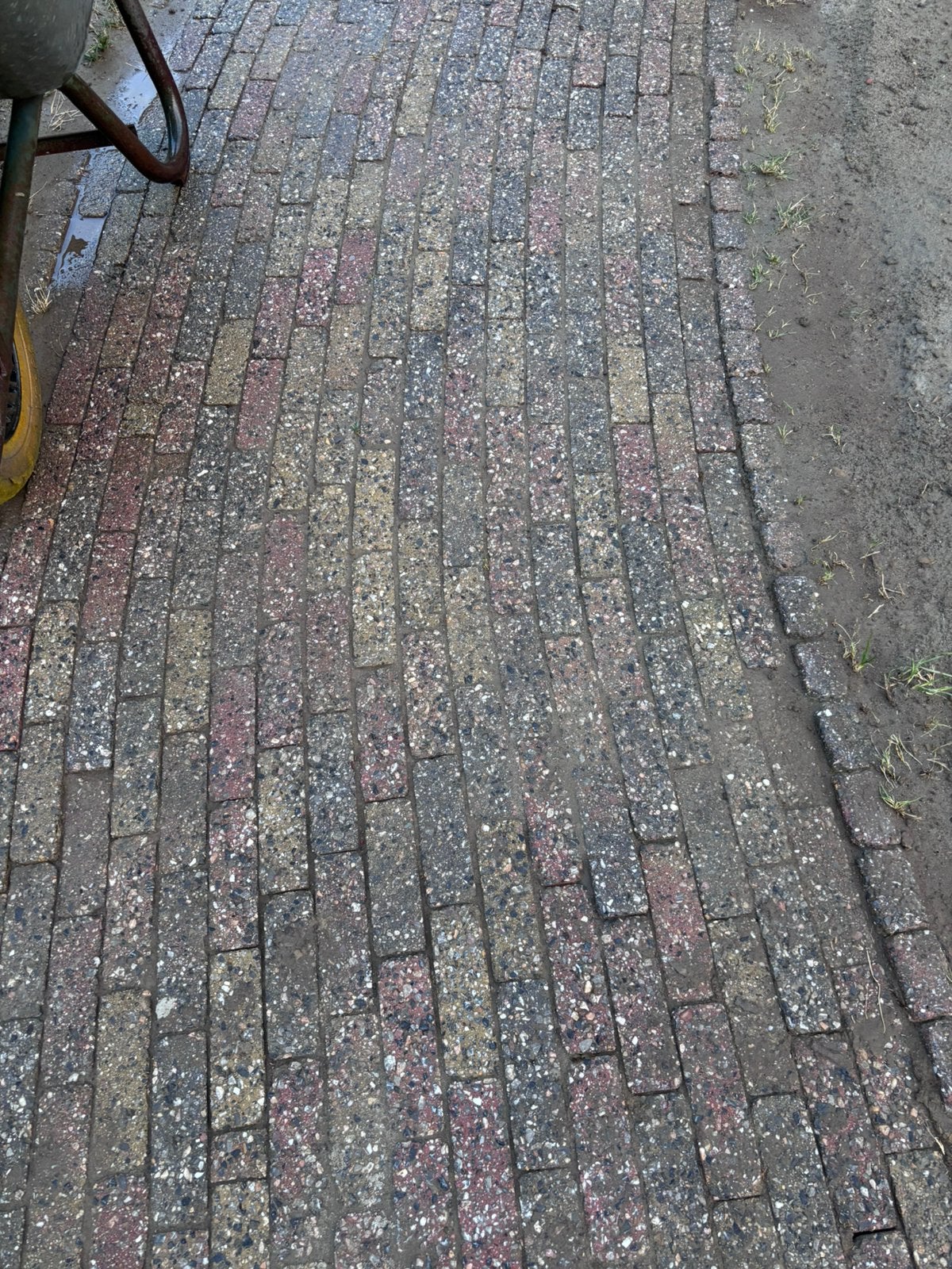 65m2 klinkers gratis, Ophalen, Gebruikt, Klinkers, 10 m² of meer