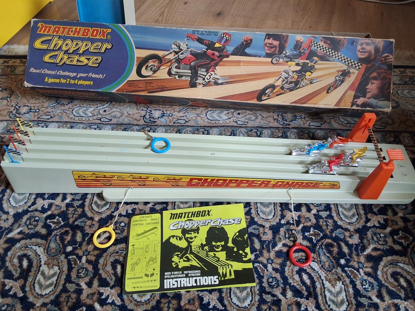 Matchbox Chopper Chase Racebaan Vintage Spel, Ophalen of Verzenden, Gebruikt, Jongen of Meisje