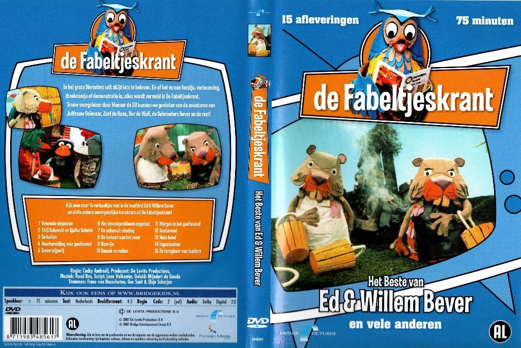 De fabeltjeskrant, Het beste van Ed & Willem Bever, Alle leeftijden, Ophalen of Verzenden, Zo goed als nieuw