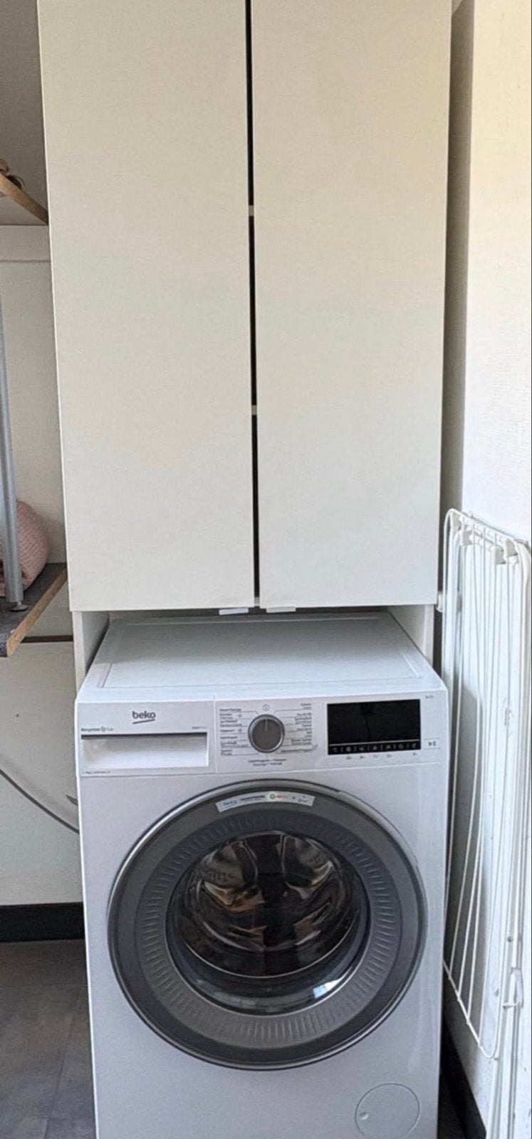 Wasmachine/droger ombouwkast Ikea, Ophalen, Zo goed als nieuw