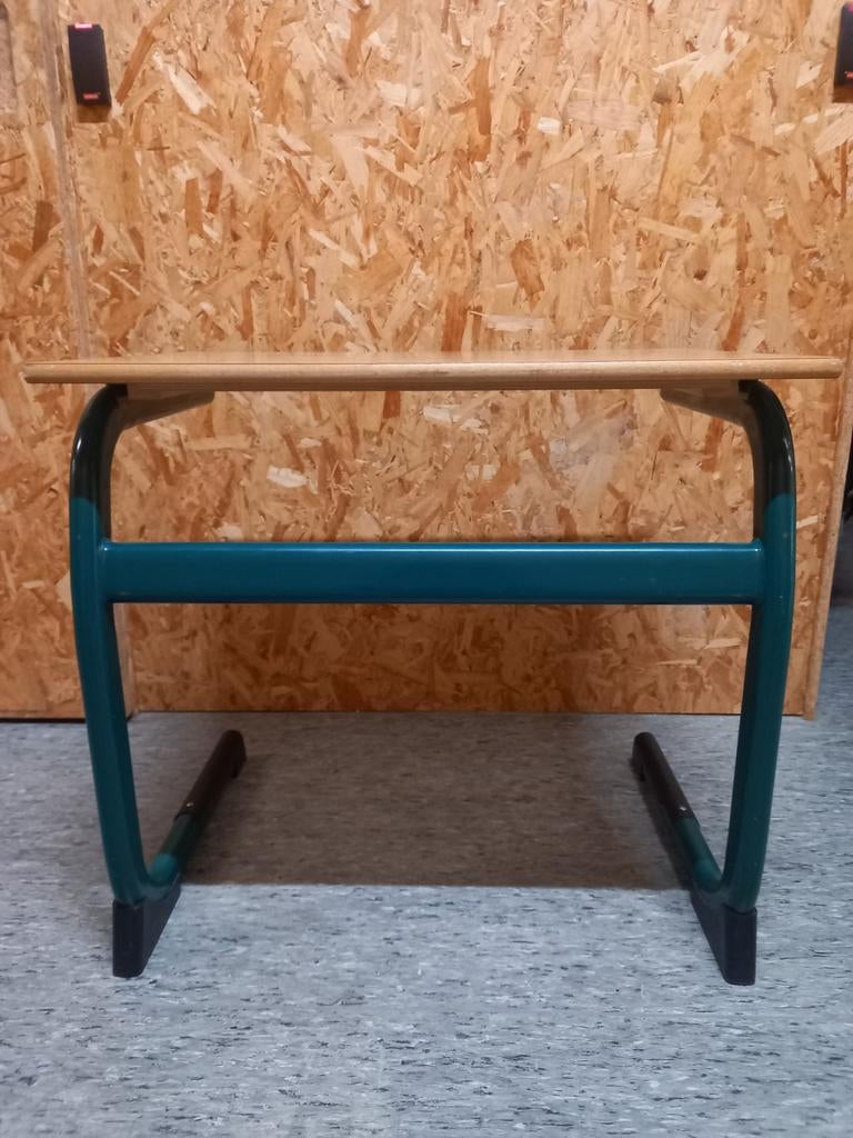 Donkergroene School Tafel in Goede Staat, Ophalen, Gebruikt