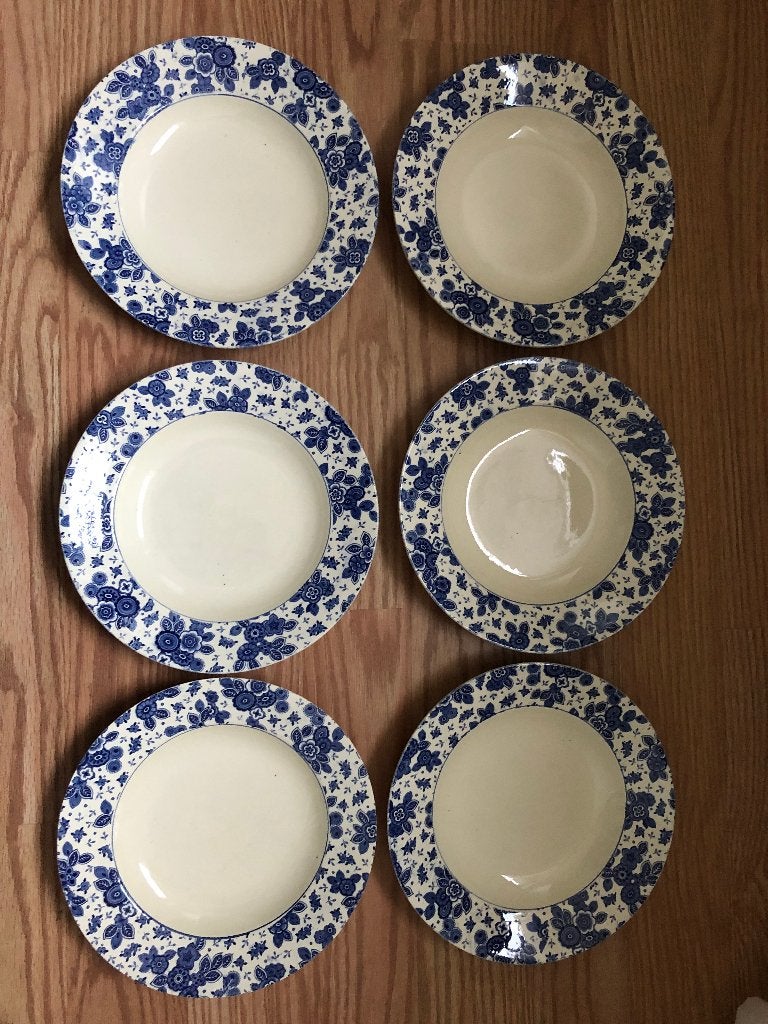 Nr. 12 Beatrix servies diepe borden 6 st, Ophalen of Verzenden
