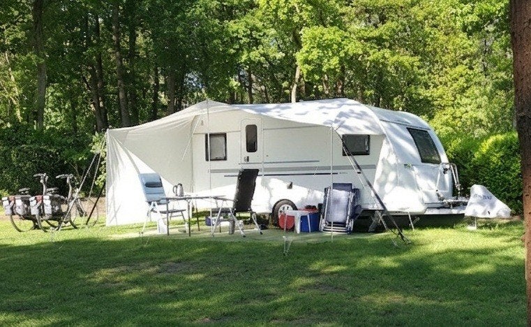 Caravan doorschuif luifel (9 x 2,5 meter), Caravans en Kamperen, Ophalen, Gebruikt