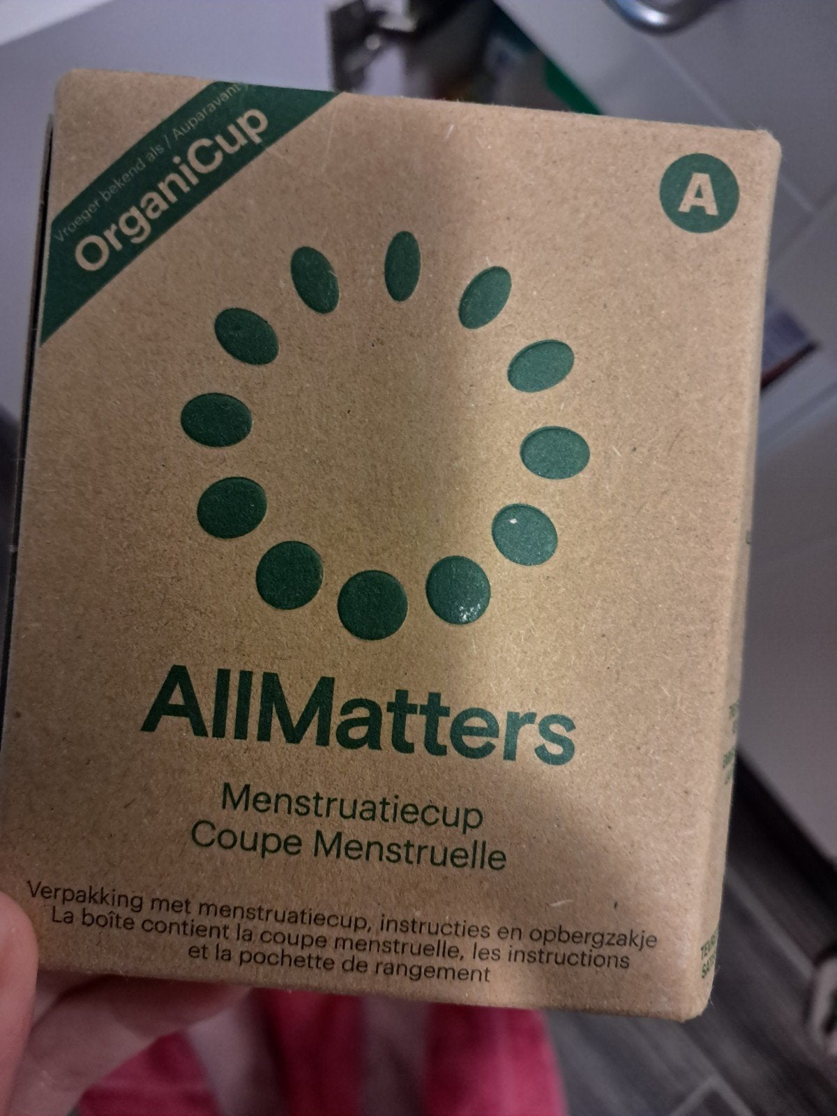 Allmatters menstruatiecup maat A nieuw!, Ophalen of Verzenden, Nieuw, Overige typen