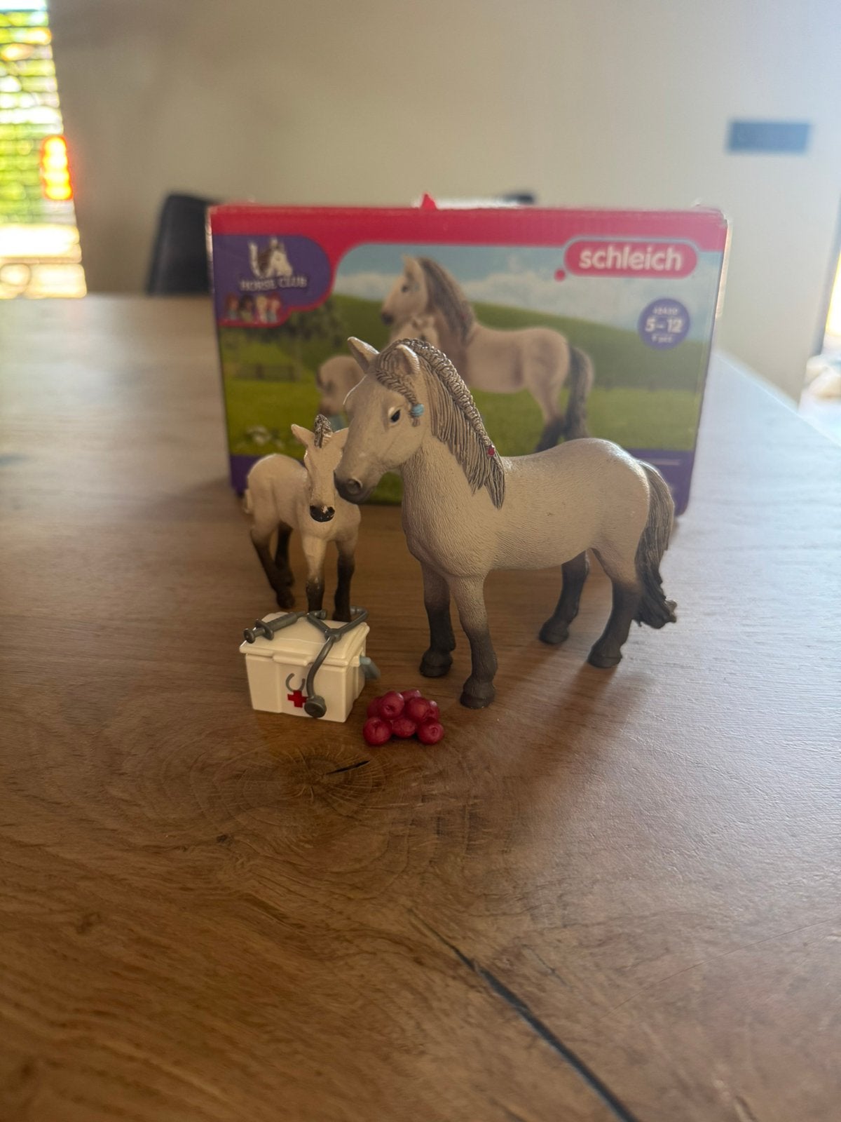Schleich setje, Ophalen of Verzenden, Zo goed als nieuw, Paard, Beeldje of Figuurtje