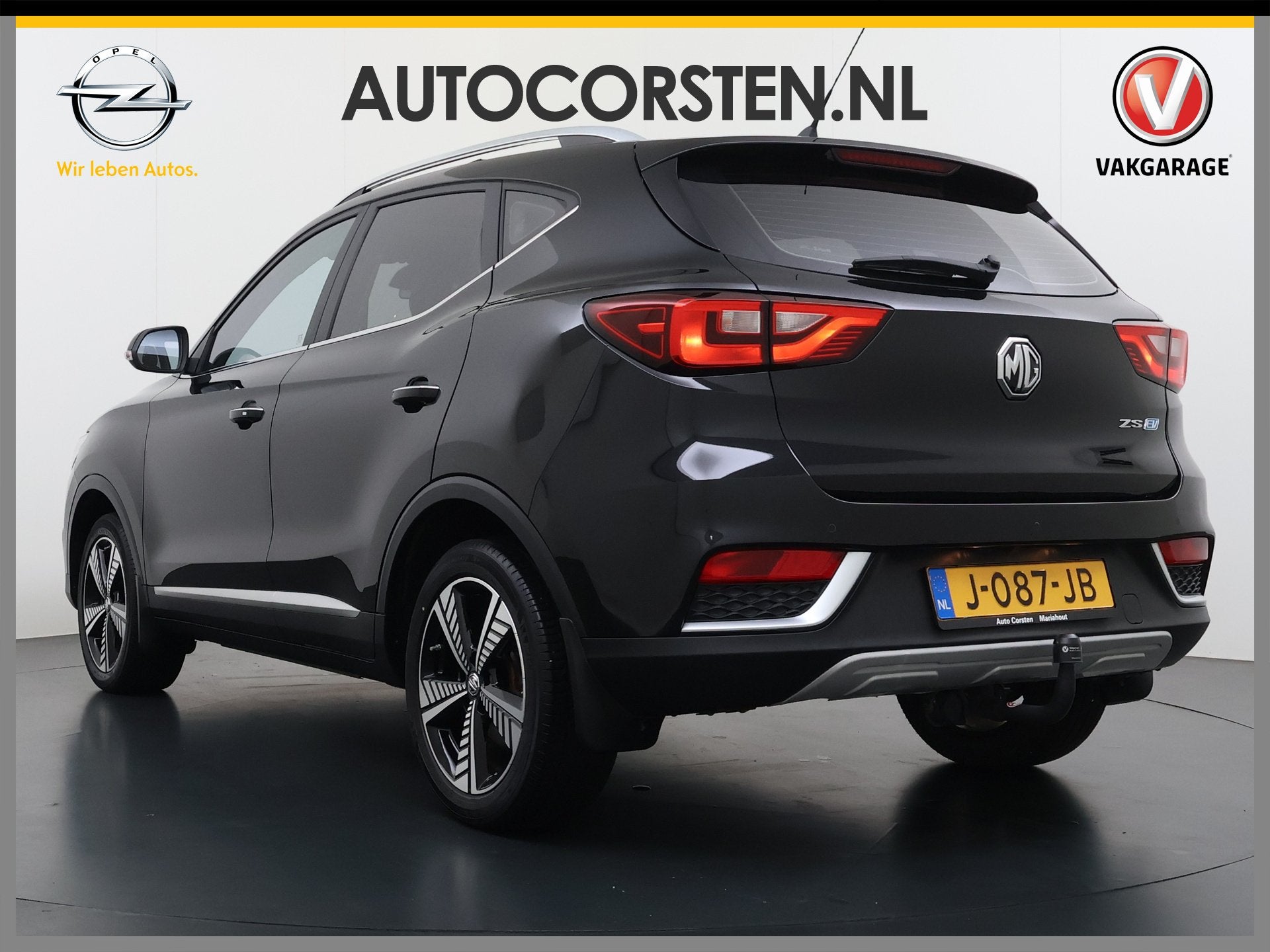 MG Mg Zs EV Luxury 45kWh SOH 92% Panorama-Schuifdak Leder+Ve, Adaptive Cruise Control, Gebruikt, Zwart, ZS