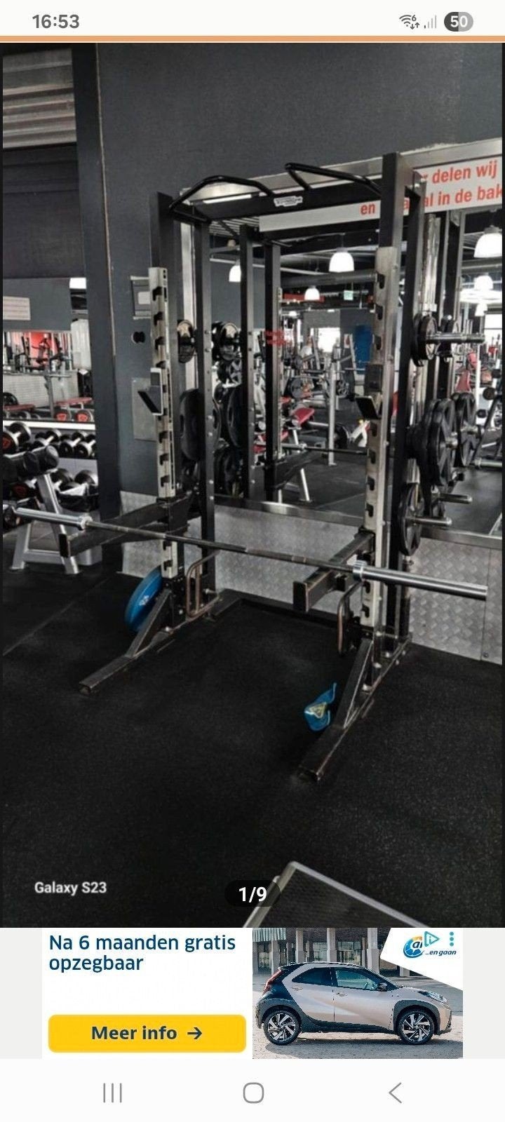 Squat Rack/Power Rack zonder stang en schijven .Snel ophalen, Ophalen of Verzenden, Gebruikt, Rug, Overige typen