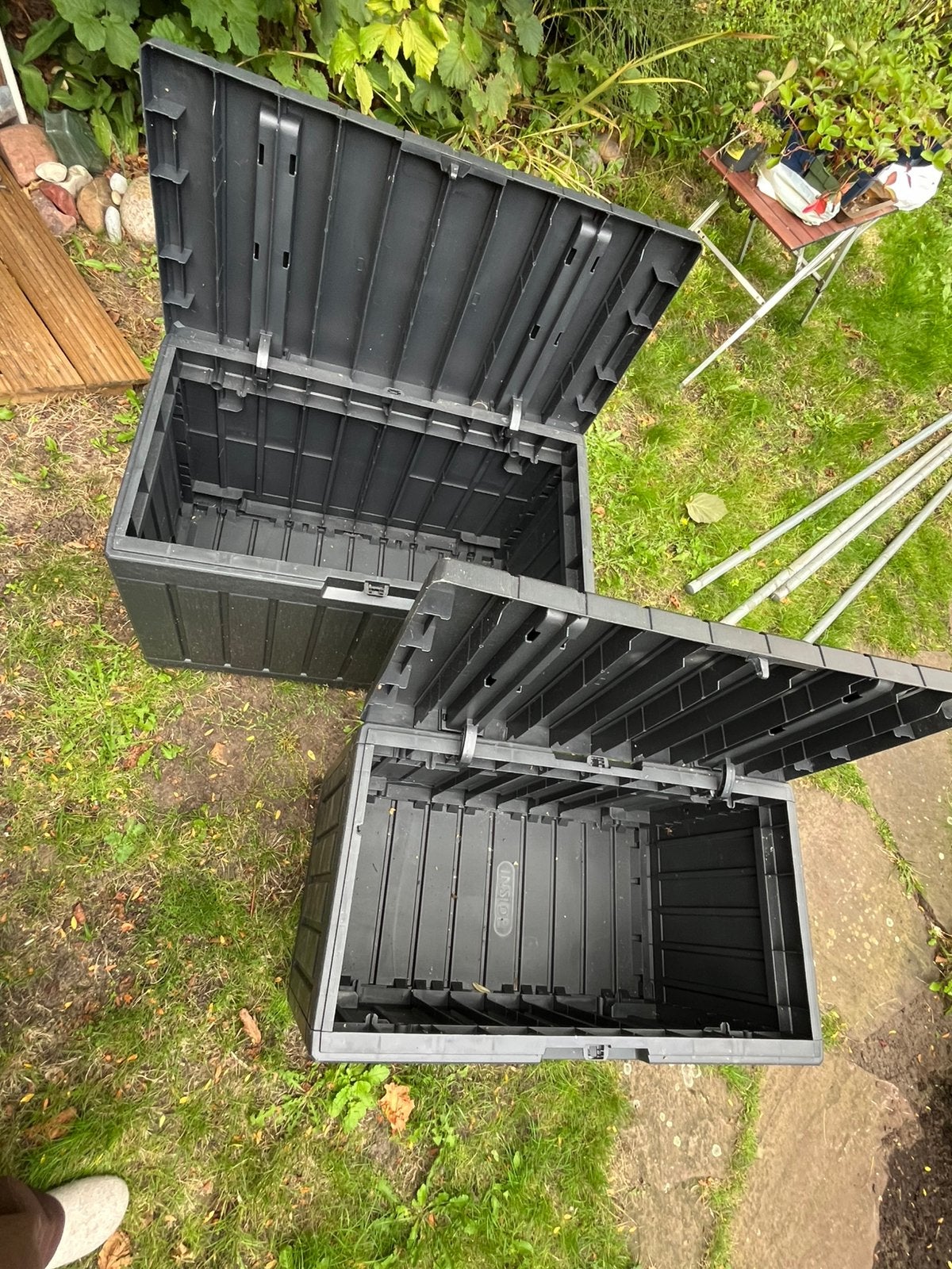 Kussenbox 2x, Tuin en Terras, Ophalen, Gebruikt, Kunststof, Overige typen