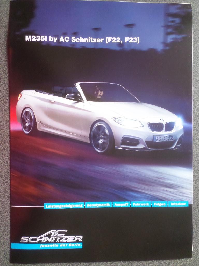 BMW M235i by AC Schnitzer Brochure, Ophalen of Verzenden, Zo goed als nieuw, BMW