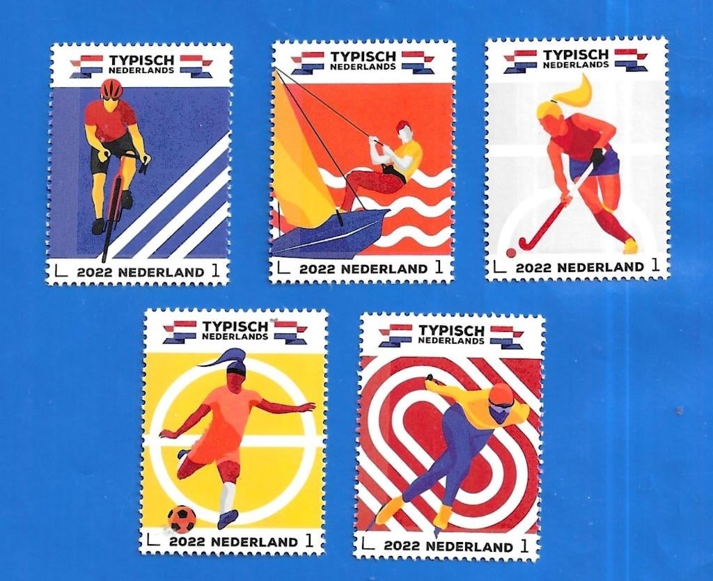 Serie van 5 Typisch Nederlands - 2022, Verzenden, Na 1940, Postfris