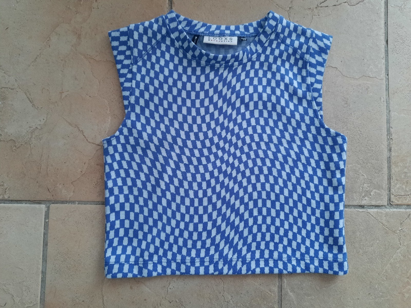 Looxs: bijzondere top spencer blauw maat 122-128, Ophalen, Meisje, Looxs Revolution, Zo goed als nieuw