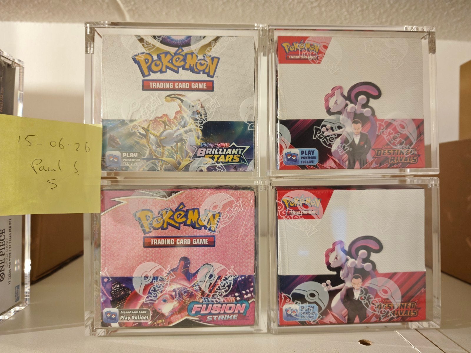 Sealed Pokémon Collectie - koop/trade tegen One Piece, Ophalen, Nieuw, Boosterbox