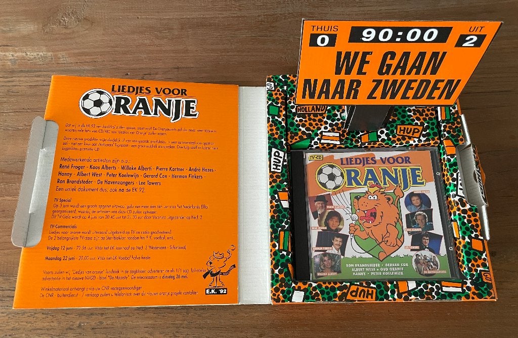 Liedjes Voor Oranje - Promo CD - Nederlands Elftal, Verzenden, Zo goed als nieuw, Levenslied of Smartlap