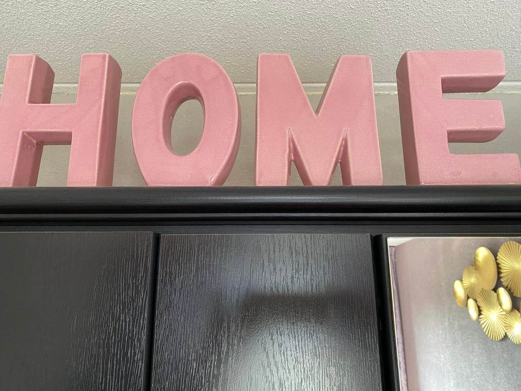 HOME letters, Gebruikt, Overige stijlen, Roze, Ophalen of Verzenden