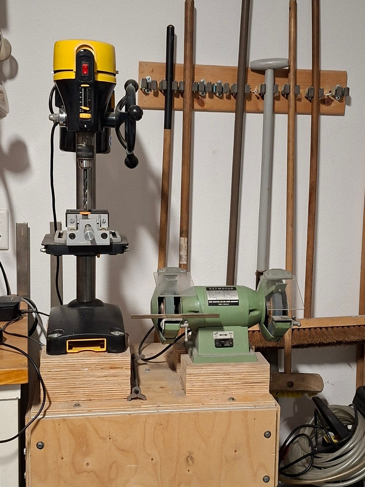 Kolomboormachine en Slijpmachine Set, Ophalen, Gebruikt, Minder dan 400 watt, Kolomboormachine