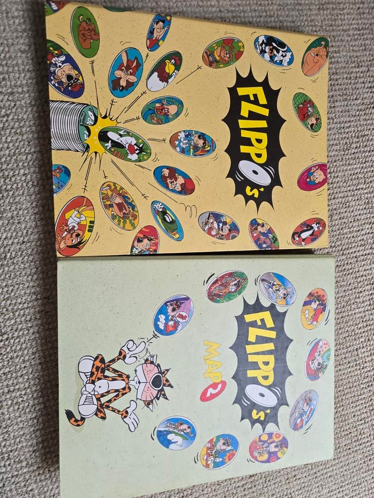 2 complete Flippo mappen met kersteditie, Verzamelen, Flippo's, Verzameling, Kerstflippo's, Met verzamelmap(pen), Ophalen of Verzenden