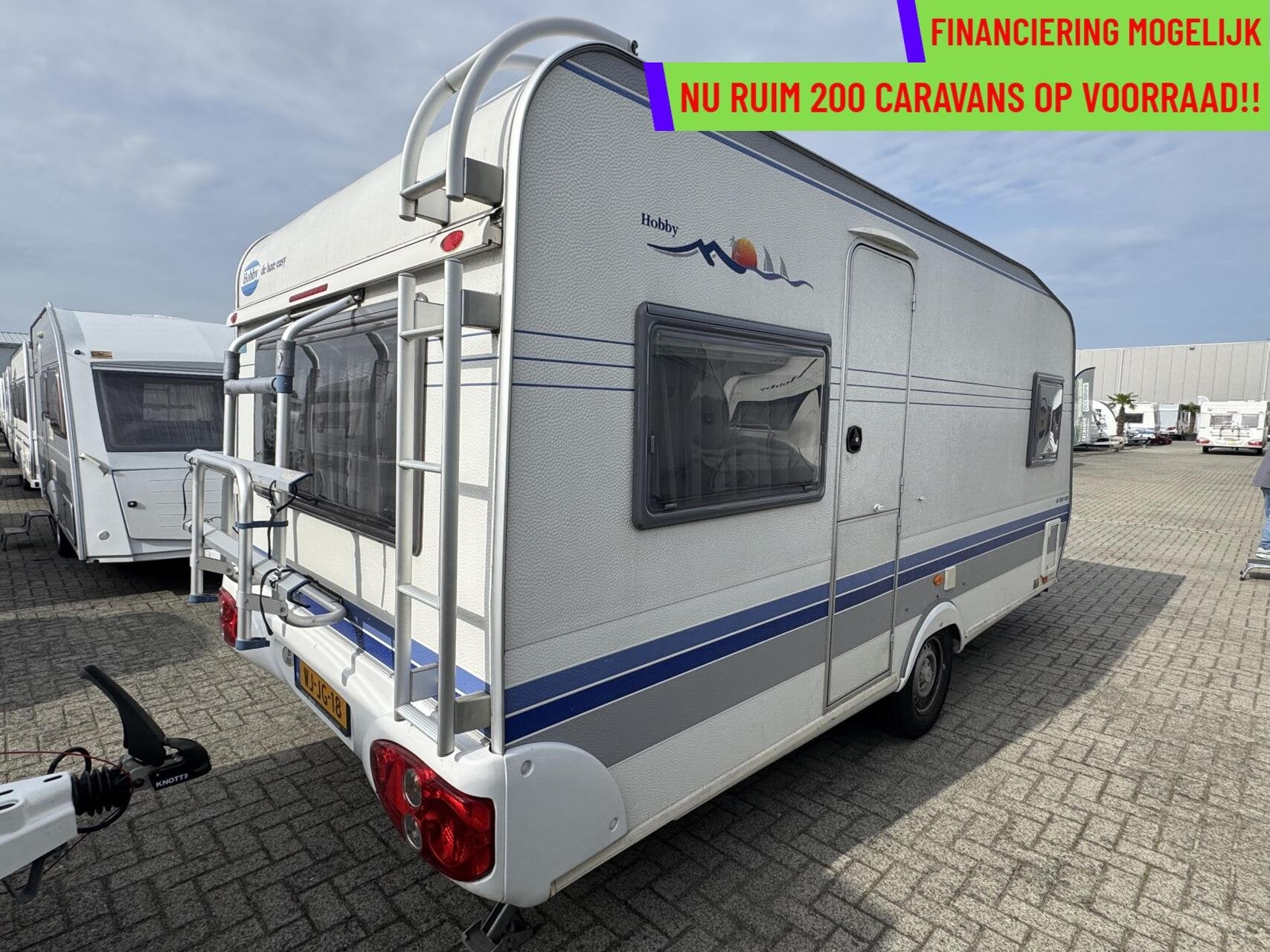 Hobby 460 UFE, FRANSBED, RONDZIT (OUTLETPLEIN), Caravans en Kamperen, Caravans, Serviceluik, Rondzit, Hobby, Bedrijf