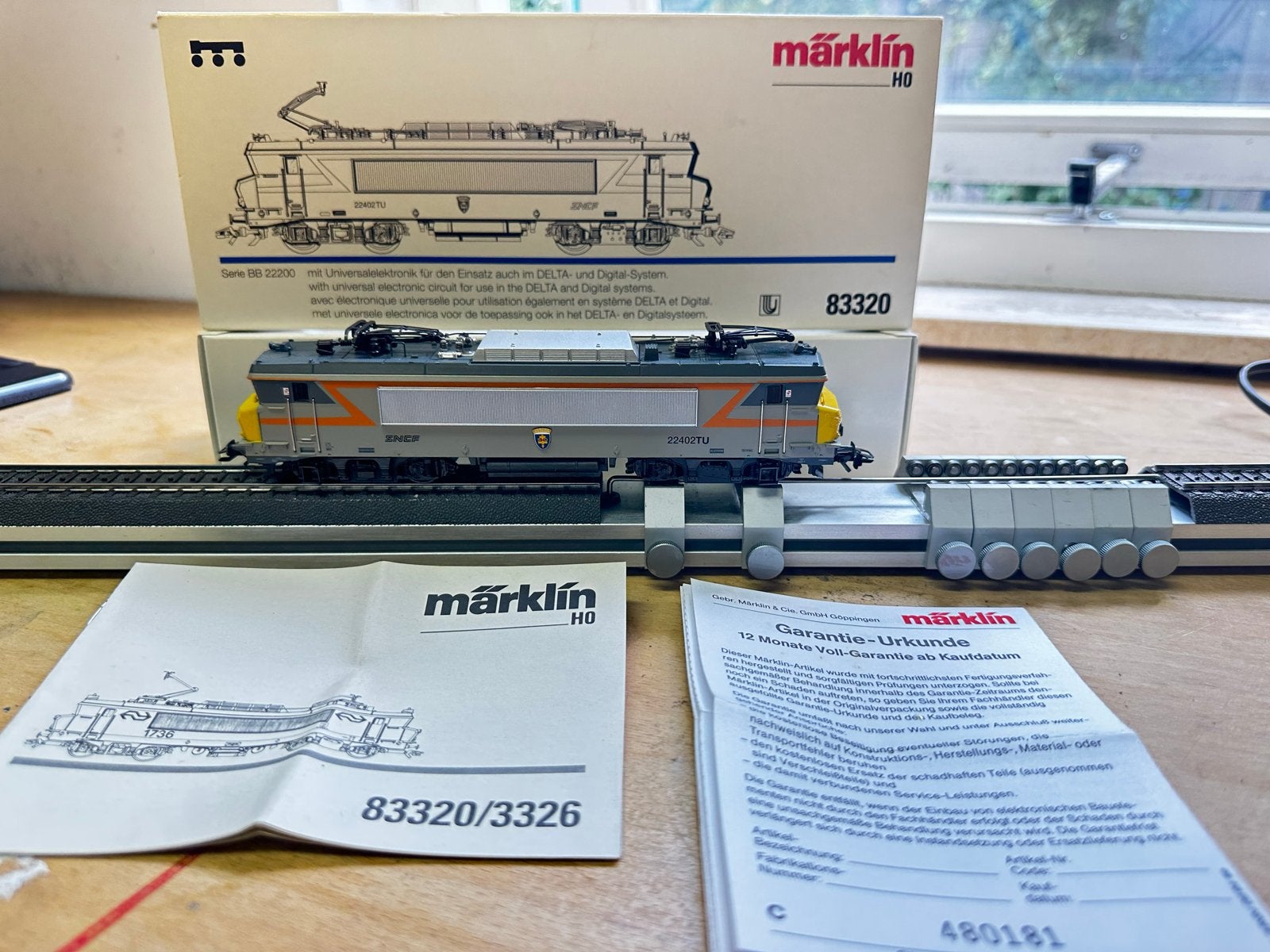 Marklin 83320 Digitale Locomotief met OVP (inlay ontbreekt), Wisselstroom, Gebruikt, Locomotief, Ophalen of Verzenden