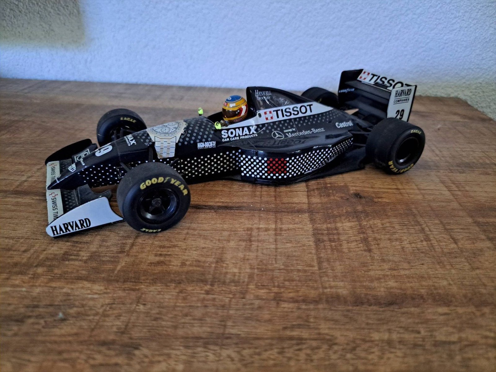 Sauber Mercedes C13 uit 1994, schaal 1:18., Ophalen of Verzenden