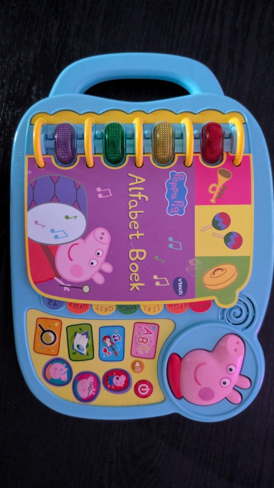 VTech Peppa Pig Alfabet Boek - Interactief Speelgoed, Ophalen of Verzenden, Zo goed als nieuw, Overige typen, Met licht