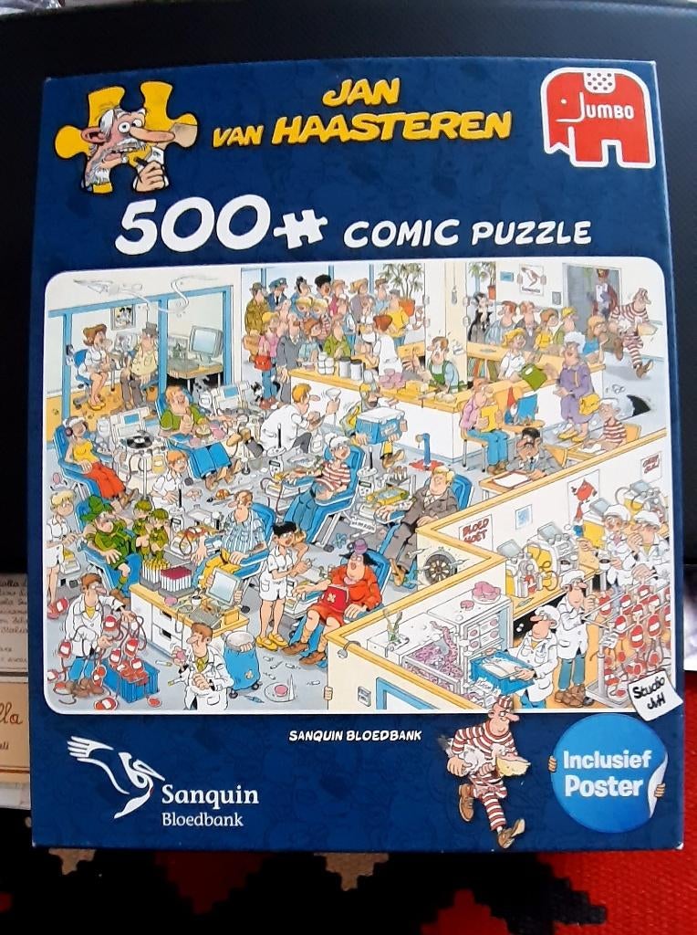 Jan van Haasteren, speciale editie, Ophalen, 500 t/m 1500 stukjes, Zo goed als nieuw, Legpuzzel