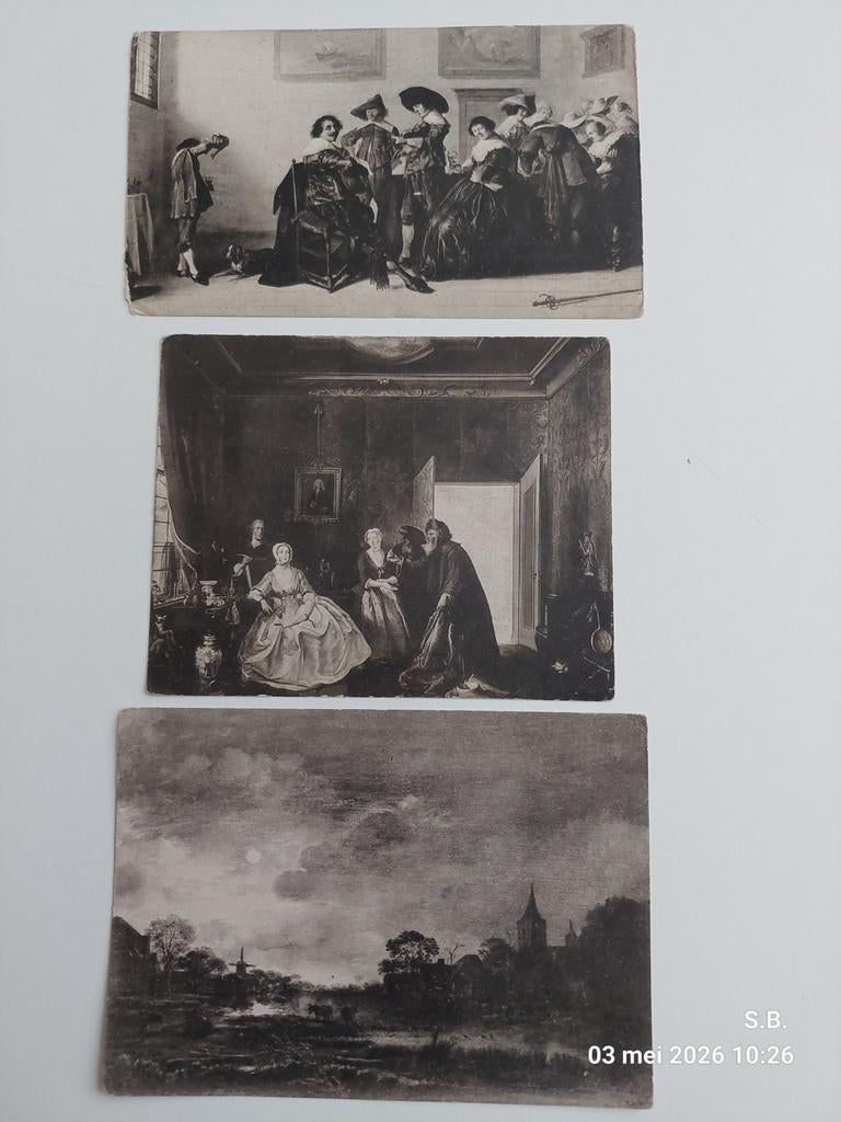 Witzenburg - Maizena - Oude Meesters Rijksmuseum Amsterdam, Verzamelen, Foto's en Prenten, Gebruikt, Verzenden, Voor 1940, Prent