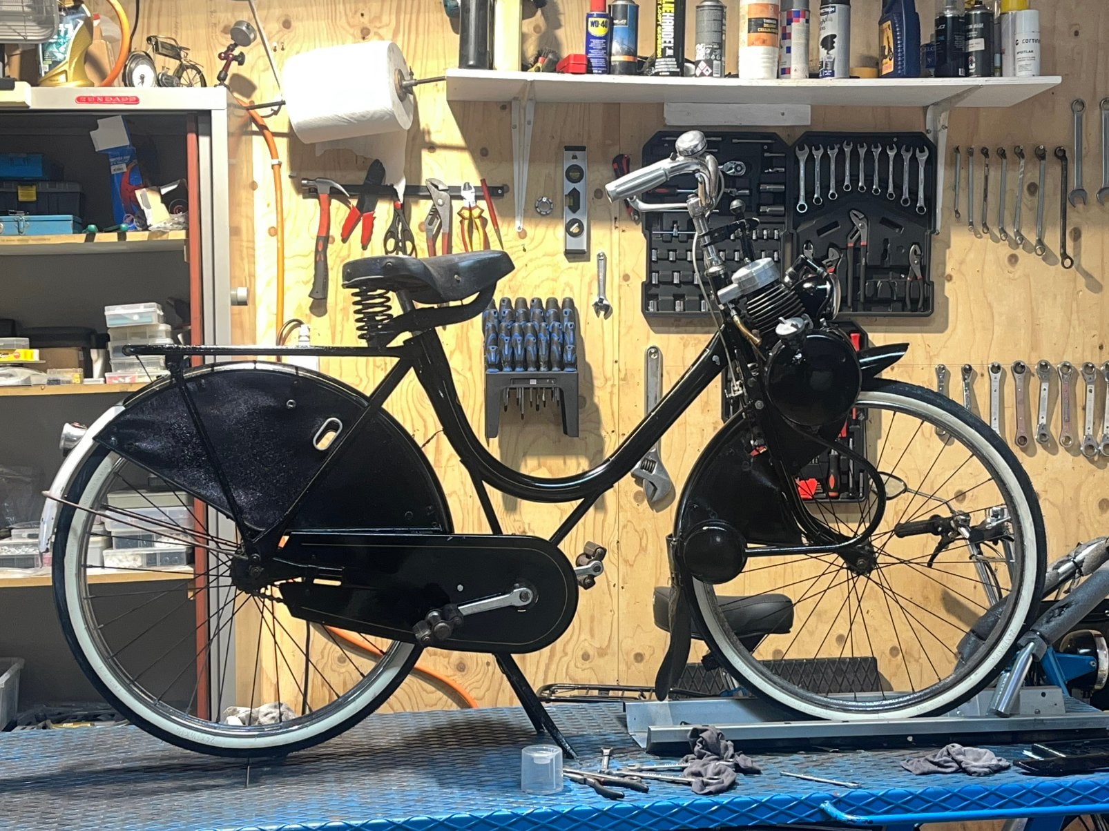 Te koop solex zwanenhals modeljaar rond 1956 , 24 inch, Fietsen en Brommers, Brommers | Solex, Ophalen, Gebruikt, Overige modellen