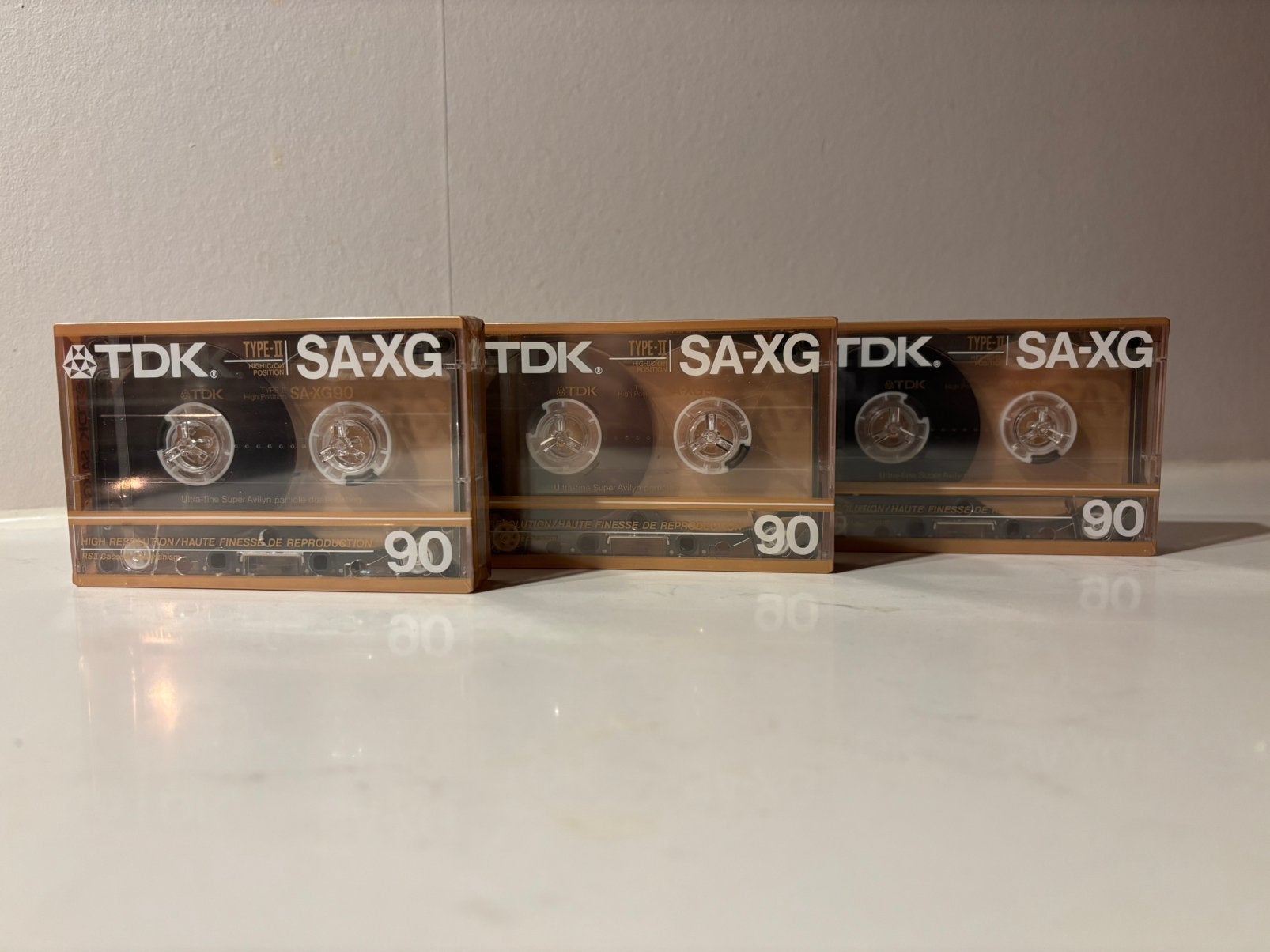 TDK SA -  XG 90 Mint Rare 300€ per stuk, Ophalen, 2 t/m 25 bandjes, Overige genres, Nieuw in verpakking
