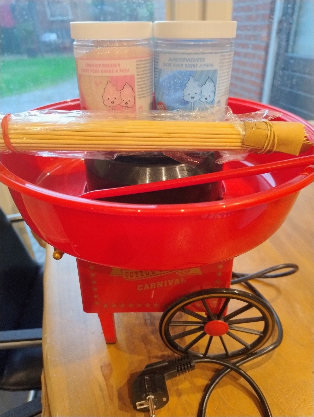 Suikerspin machine, Ophalen, Zo goed als nieuw