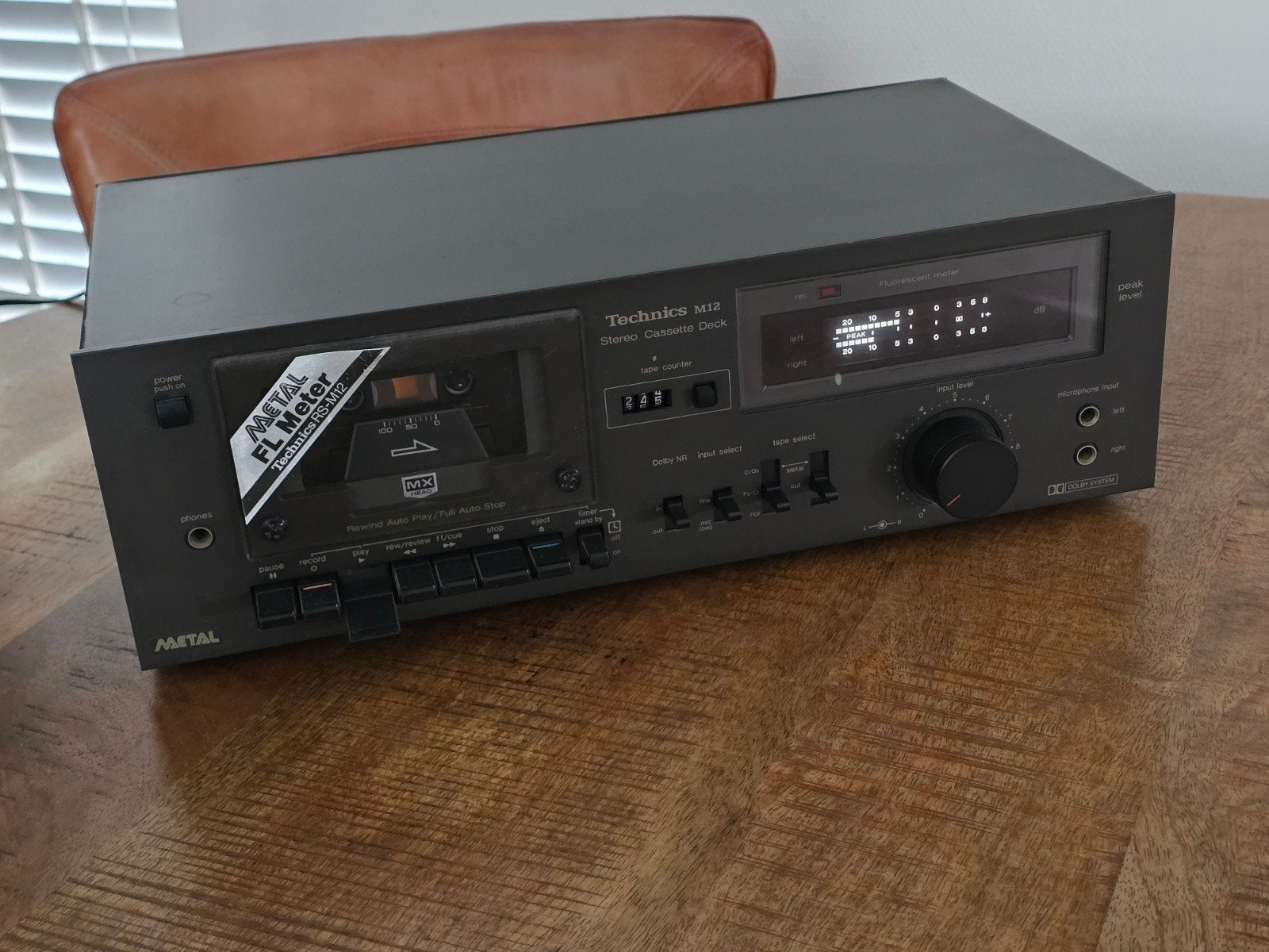 Technics M12 Stereo Cassette Deck, Overige merken, Ophalen of Verzenden, Nvt, Nvt