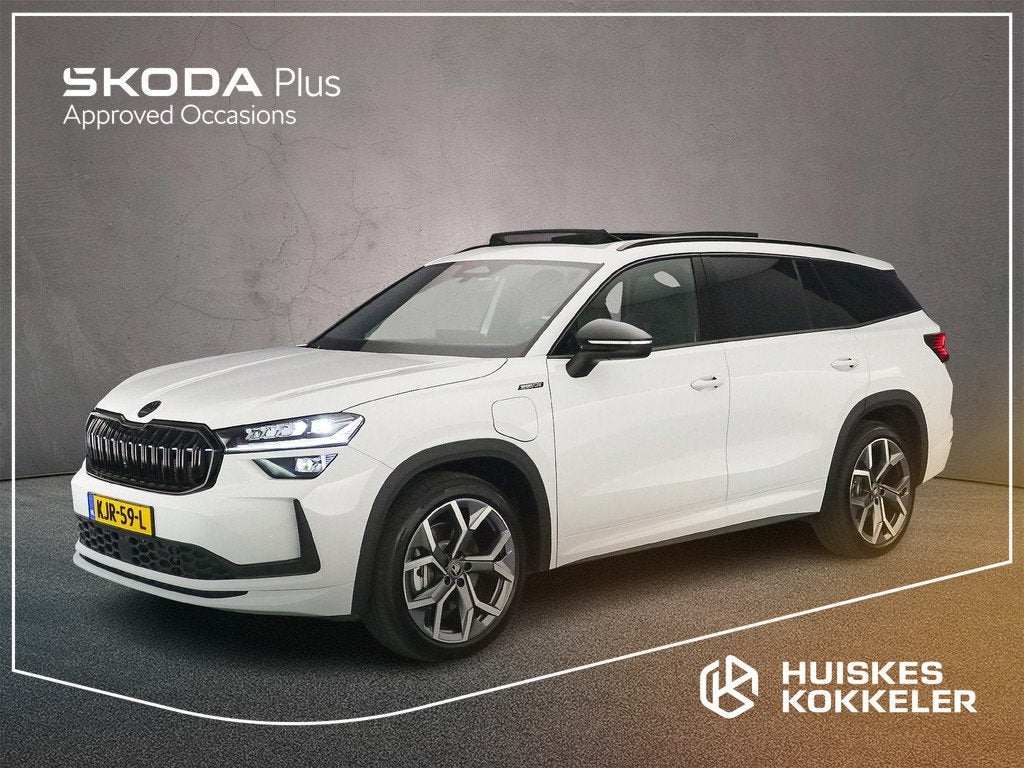 Skoda Kodiaq Sportline Business 1.5 TSI PHEV 204pk DSG Autom, Auto's, Skoda, Euro 6, 4 cilinders, 1818 kg, SUV of Terreinwagen
