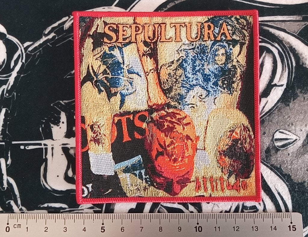Sepultura zeer mooie limited edition attitude patch 57, Verzenden, Nieuw, Kleding