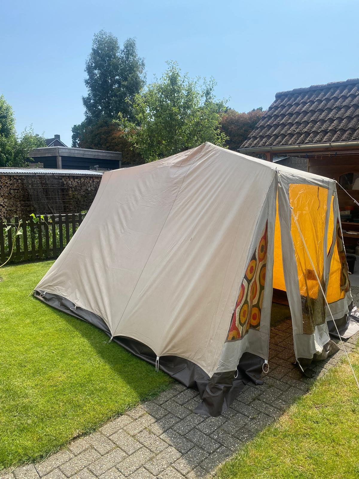 Tent, Ophalen